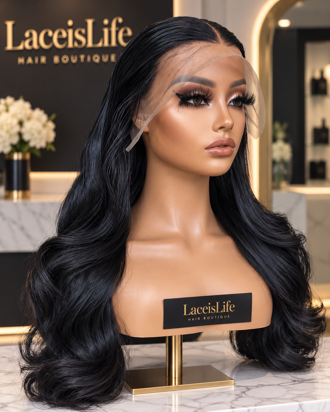 Bodywave Middle Part Wig