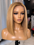 Blonde Angled Bob Wig