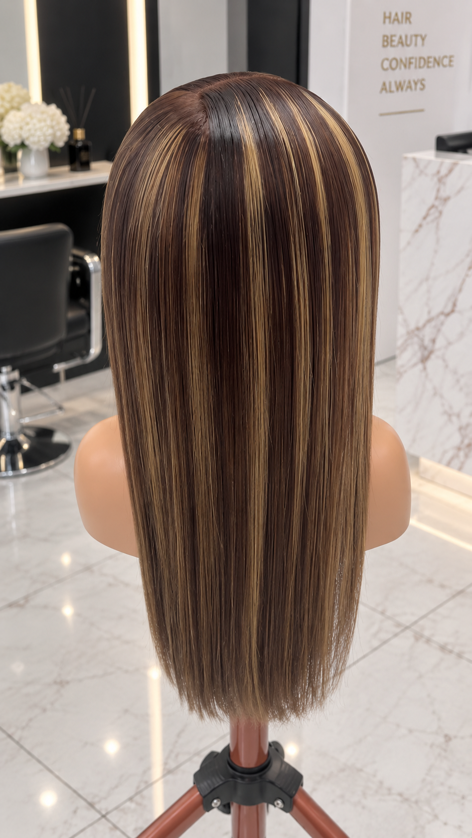 Ombre 22" Straight Wig