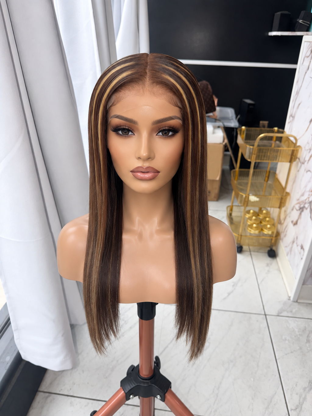 Ombre 22" Straight Wig